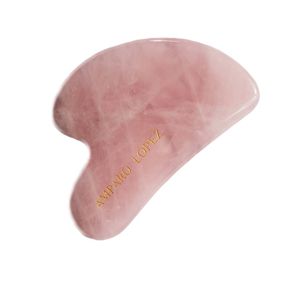 GUA SHA DE CUARZO ROSA